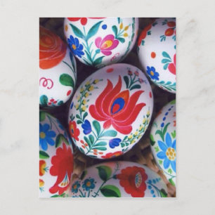 Cartes Pour Fêtes Annuelles Oeufs de kalocsai de salutations de Pâques
