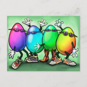 Cartes Pour Fêtes Annuelles Oeufs de Pâques