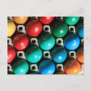 Cartes Pour Fêtes Annuelles OEufs de Pâques colorés en Carton