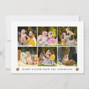 Cartes Pour Fêtes Annuelles Œufs simples modernes élégants Joyeuses Pâques Pho