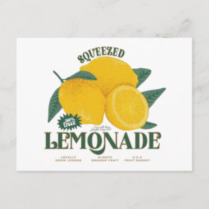 Cartes Pour Fêtes Annuelles Œuvre d'art de citron frais – Été Citron Éclatant