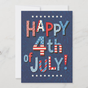 Cartes Pour Fêtes Annuelles Œuvre d'art du 14 juillet Célébration patriotique
