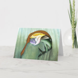 Cartes Pour Fêtes Annuelles Oeuvre d'art gagnante pour enfants : poisson