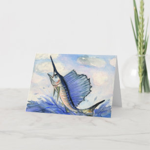 Cartes Pour Fêtes Annuelles Oeuvre d'art gagnante pour enfants : voilier