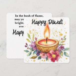Cartes Pour Fêtes Annuelles Offre Lumineuse Diwali