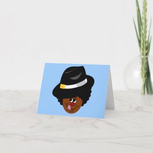 Cartes Pour Fêtes Annuelles OG Pimpgrim : Pèlerin de Gangsta Pimp