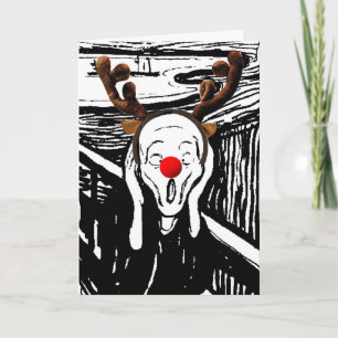 Cartes Pour Fêtes Annuelles Oh cerfs communs !