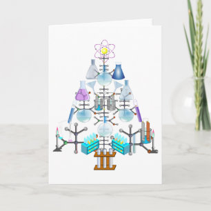 Cartes Pour Fêtes Annuelles Oh Chemistry, Oh Chemist Tree Noël