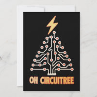 Oh Circuitree Électricien Sapin de Noël Xmas
