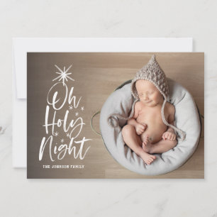 Cartes Pour Fêtes Annuelles Oh Holy Night   Photo de vacances
