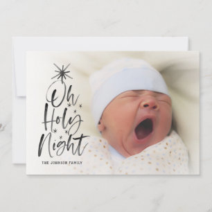 Cartes Pour Fêtes Annuelles Oh Holy Night   Photo de vacances