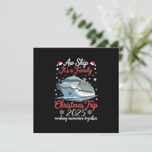 Cartes Pour Fêtes Annuelles Oh mon dieu, c'est un voyage de Noël en famille 20