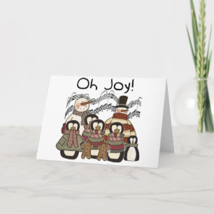 Cartes Pour Fêtes Annuelles Oh Noël de joie
