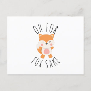 Cartes Pour Fêtes Annuelles Oh pour Fox Sake