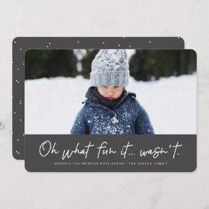 Cartes Pour Fêtes Annuelles Oh quel plaisir ce n'était pas drôle 2022