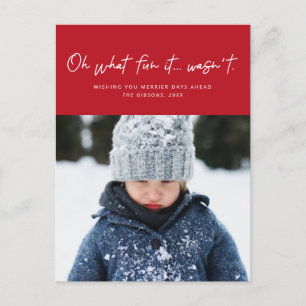 Cartes Pour Fêtes Annuelles Oh quel plaisir ce n'était pas drôle photo