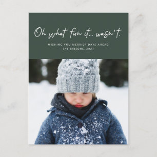 Cartes Pour Fêtes Annuelles Oh quel plaisir ce n'était pas vert drôle photo