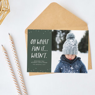 Cartes Pour Fêtes Annuelles Oh quelle bonne blague ce n'était pas drôle photo
