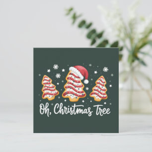 Cartes Pour Fêtes Annuelles Oh, Sapin de Noël Joyeux Noël Debbie Cookie