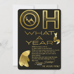 Cartes Pour Fêtes Annuelles Oh What A Year 2020 Quarantine Bingo Christmas