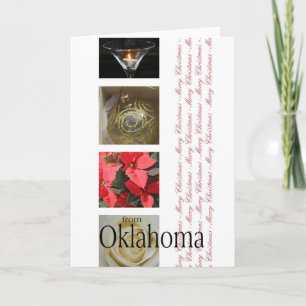 Cartes Pour Fêtes Annuelles Oklahoma Christmas Card, préciser