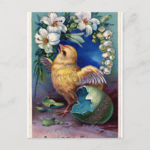 Cartes Pour Fêtes Annuelles Old Antique Vintage Easter greetings