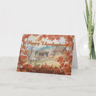 Cartes Pour Fêtes Annuelles OLD BARN & APPALOOSA by SHARON SHARPE Holiday Card