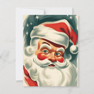 Cartes Pour Fêtes Annuelles Oldies Santa Claus