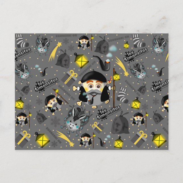 Cartes Pour Fêtes Annuelles Olentzero vasco Eguberri sur par Simonsitos (Devant)