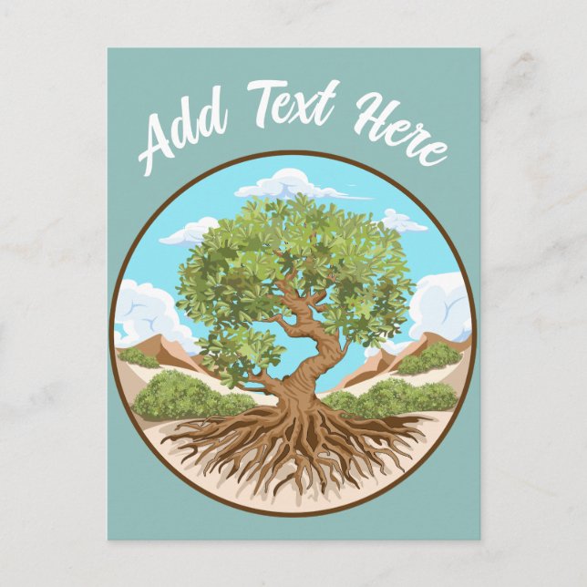 Cartes Pour Fêtes Annuelles Olive tree Symbole de paix dans la Palestine libre (Devant)