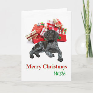 Cartes Pour Fêtes Annuelles Oncle Glossy Grizzly Joyeux Noël