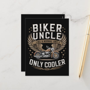 Cartes Pour Fêtes Annuelles Oncle motard moto Fête des Pères