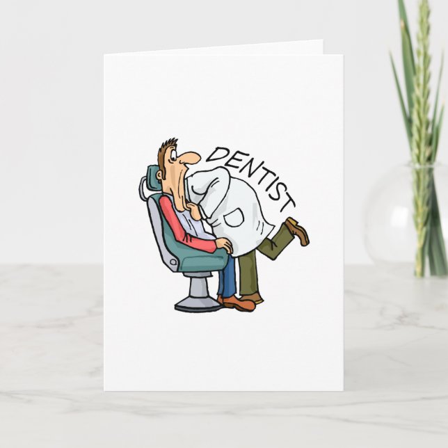 Cartes Pour Fêtes Annuelles Open Wide Dentist (Devant)