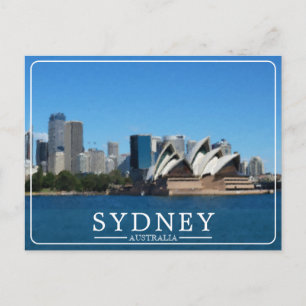 Cartes Pour Fêtes Annuelles Opéra de Sydney Australie Vintage