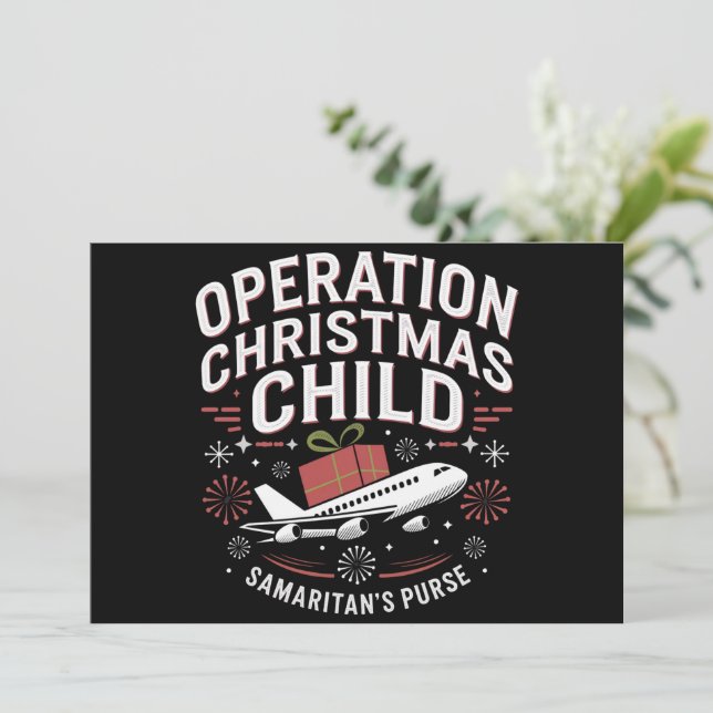 Cartes Pour Fêtes Annuelles Opération Enfant de Noël Famille drôle appariement (Debout devant)