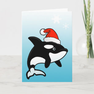 Cartes Pour Fêtes Annuelles Orca Père Noël