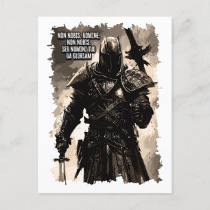 Cartes Pour Fêtes Annuelles Ordre Saint des Chevaliers Templiers MOTO Vintage