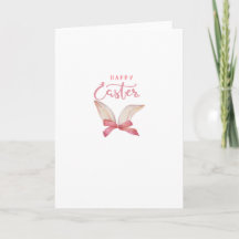 Oreilles de lapin rose de Pâques