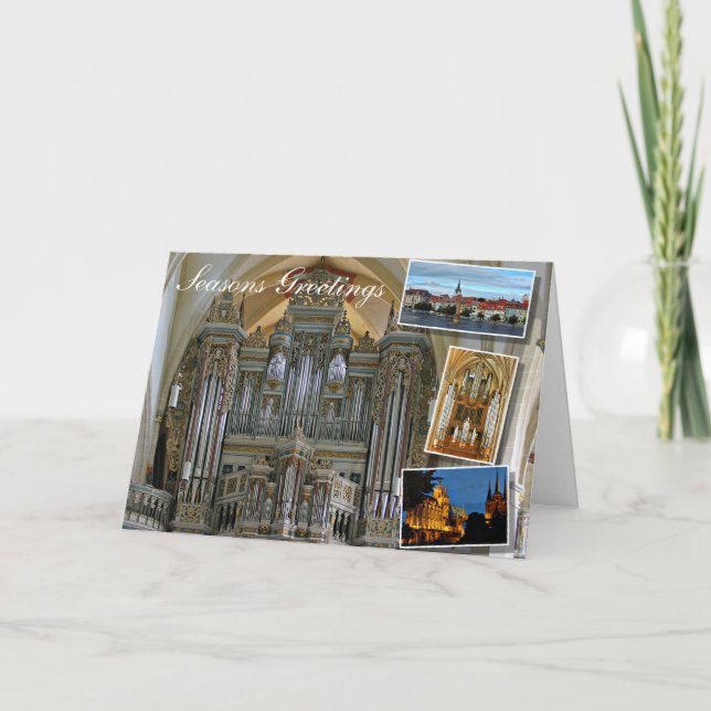 Cartes Pour Fêtes Annuelles Organe d'église d'Erfurt Prediger (Devant)