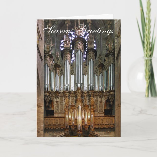 Cartes Pour Fêtes Annuelles Orgue de la cathédrale de Rodez (Devant)