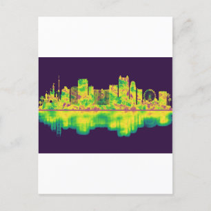 Cartes Pour Fêtes Annuelles Orlando Florida Skyline