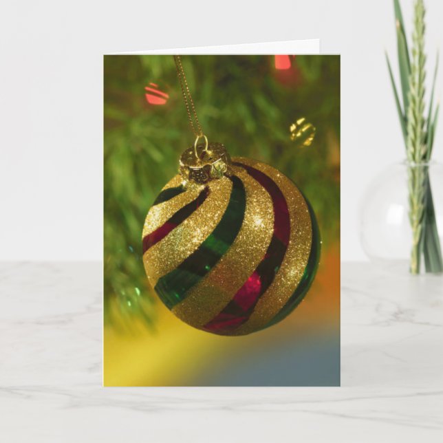 Cartes Pour Fêtes Annuelles Ornament (Devant)