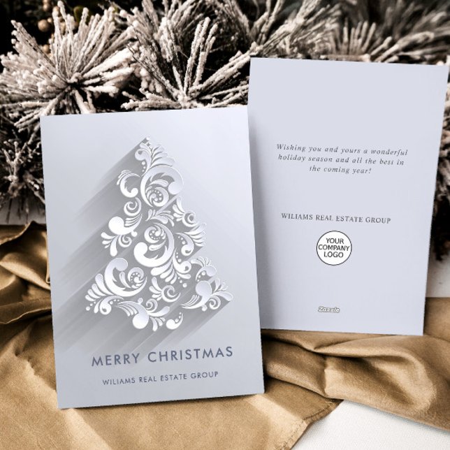 Cartes Pour Fêtes Annuelles Ornament Arbre de Noël Accueil d'entreprise (Créateur téléchargé)