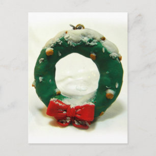 Cartes Pour Fêtes Annuelles Ornement de la couronne de Noël