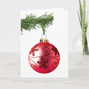 Cartes Pour Fêtes Annuelles Ornement de Noël