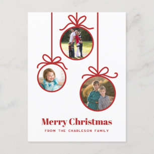 Cartes Pour Fêtes Annuelles Ornement de Noël 3 Photo