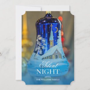 Cartes Pour Fêtes Annuelles Ornement de Noël peint par l'église