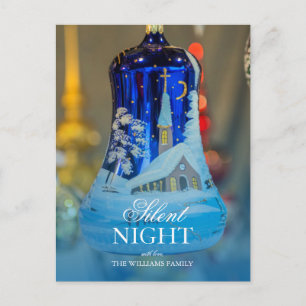 Cartes Pour Fêtes Annuelles Ornement de Noël peint par l'église