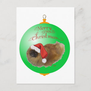 Cartes Pour Fêtes Annuelles Ornement de Noël Pékinois