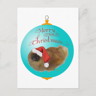 Cartes Pour Fêtes Annuelles Ornement de Noël Pékinois